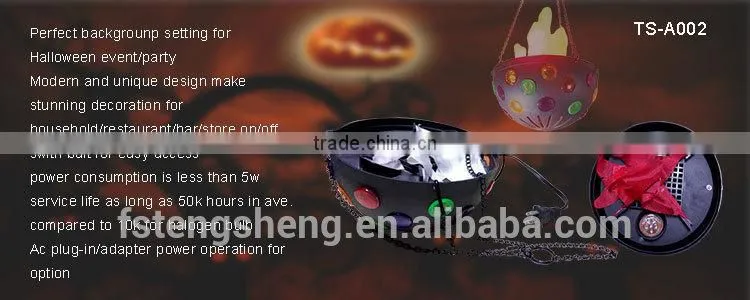 Imitation fire effect decorative party light for classical halloween