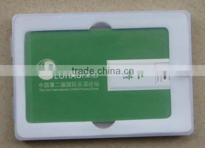 The Thinnest Credit Card Usb Flash Drive 8gb with flip chipset