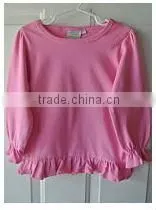 2015 summer beautiful kid clothing manufacturer european cool girls kids t-shirts design