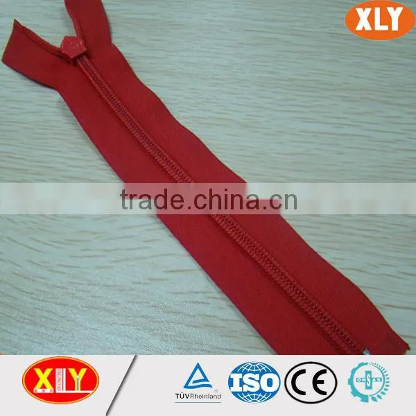China XLY zipper #8 close end polyester tape invisible zipper
