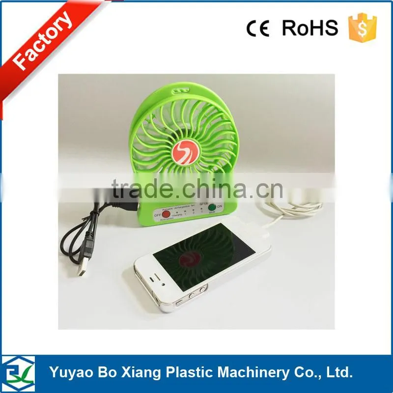 Available Lithium battery 2200MHA 3 speed rechargeable usb mini cooling fan