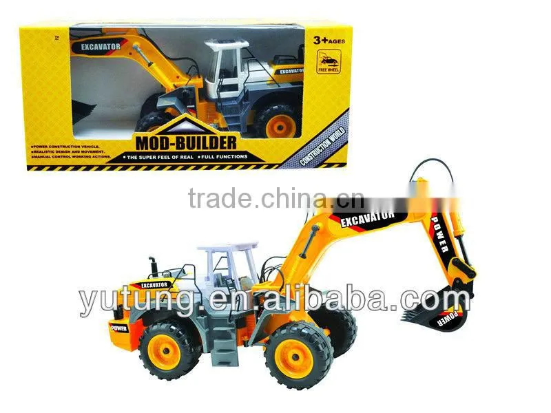 four wheels dredger toy