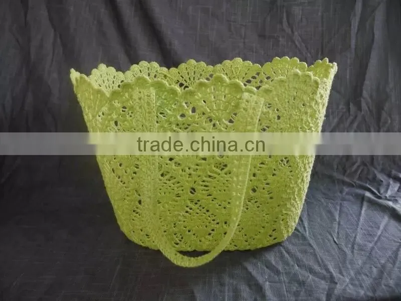 2016 new style hot selling and natural 100% hand making cheap basket with handles