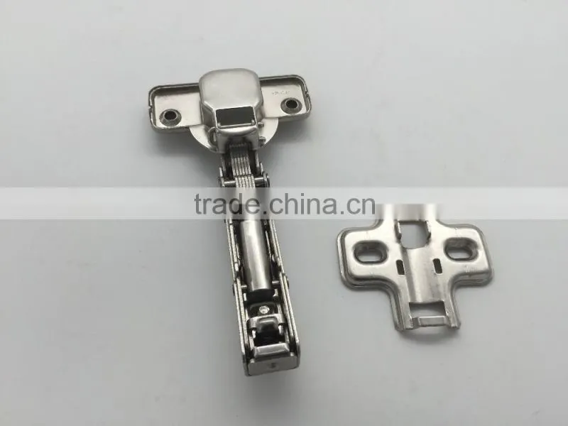 Clip-on movable soft close cabinet hinge concealed hinge