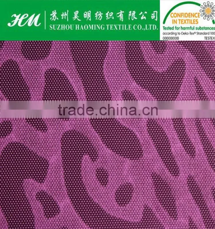 ECO-TEX 640d fine cotton like polina soft fabric with pu coated