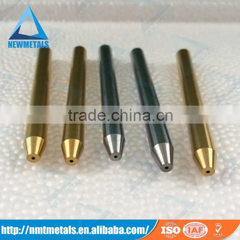 Long life Titanium coated Tungsten carbide abrasive water jet cutting nozzle