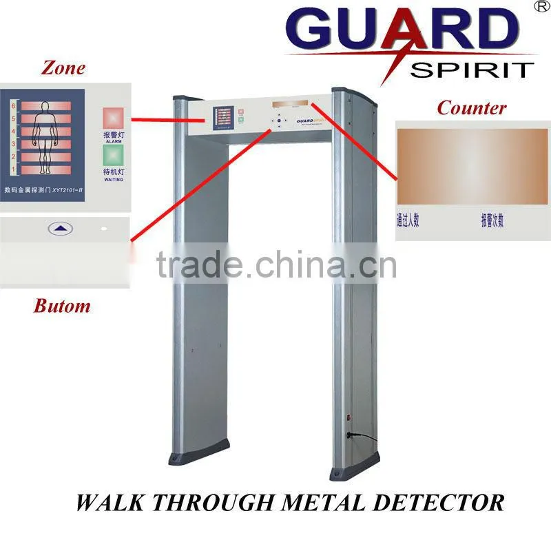 Popular door frame metal detector gate XYT2101-II