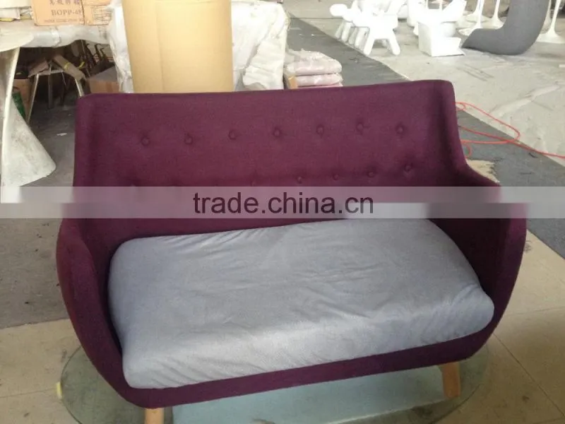 stylish fiberglass shell finn juhl poet sofa replica