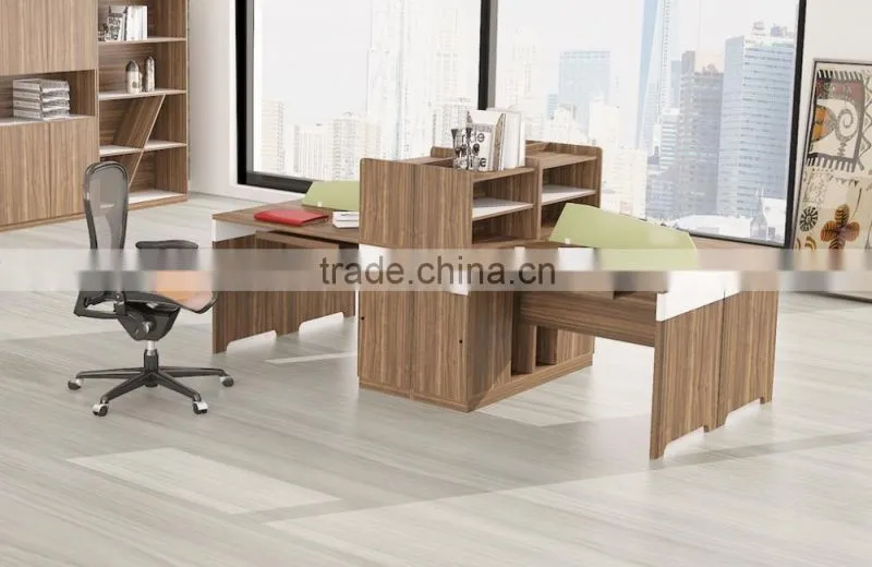 White environment painting Modern executive desk modular office furniture L-B1504