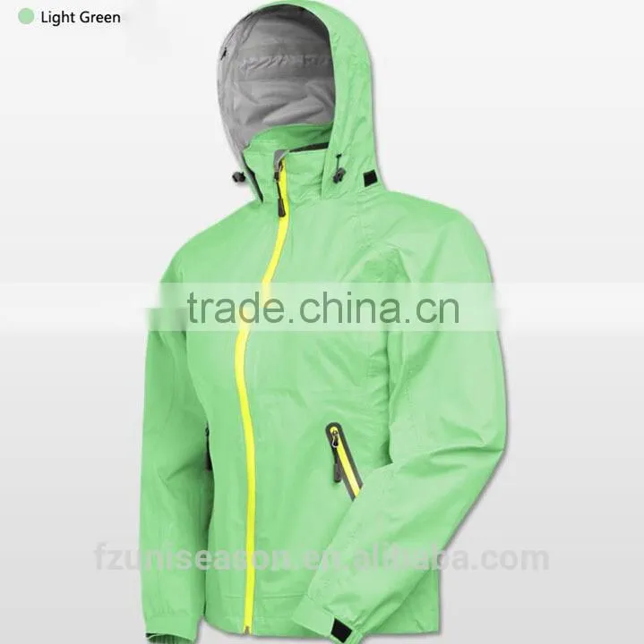 Women yellow wind wind breaker jackets