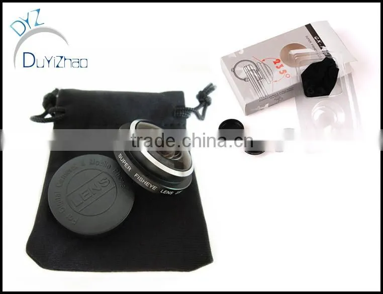 Cell Phone 235 Degree Camera Fisheye Lens