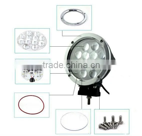 Led Headlight 12v Led Work Light Waterproof Driving Light 60W Cre-e Spot Lights Led For Car Off Road UTE 4WD JEE-P ATV CA SUV