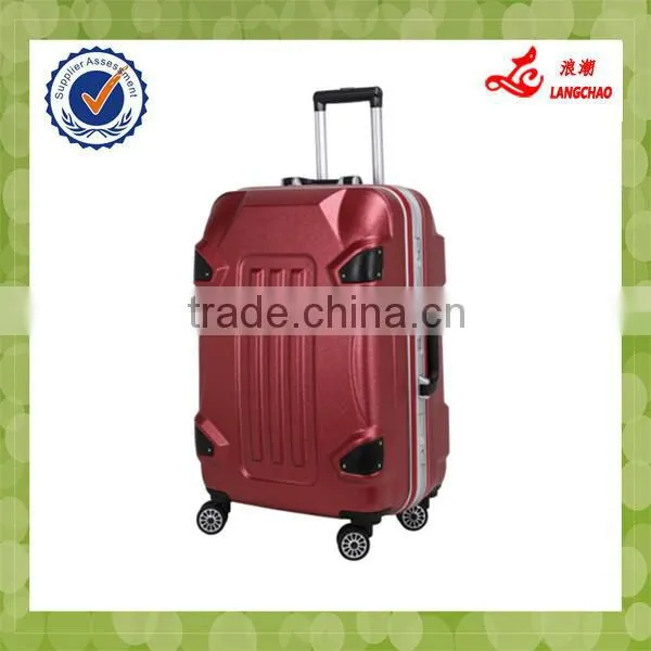 Different Colors China Supplier Eminent Aluminum Trolley Beauty Case PC Luggage Set