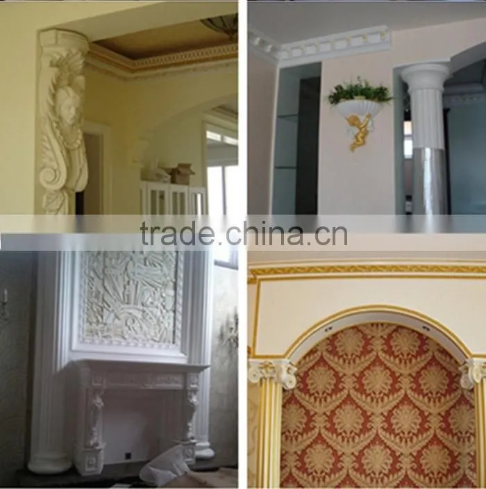 wall foam decoration polyurethane mouldings