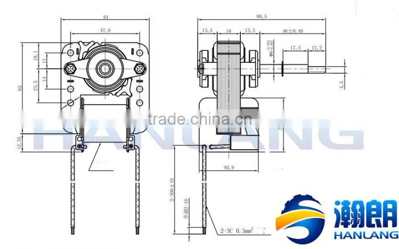 small ac electric fan motors
