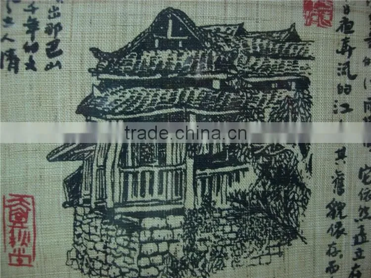 framed famous painting with Chongqing landmark building