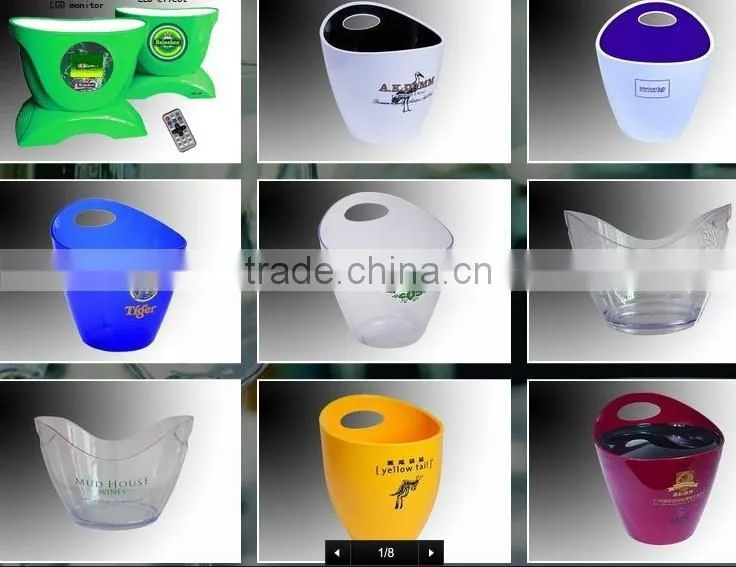 New design high quality plastic ice bucket wholesales