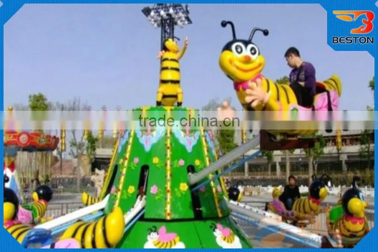 direct manufacturer on attraction in park rotary bee rides amusement rides for kids