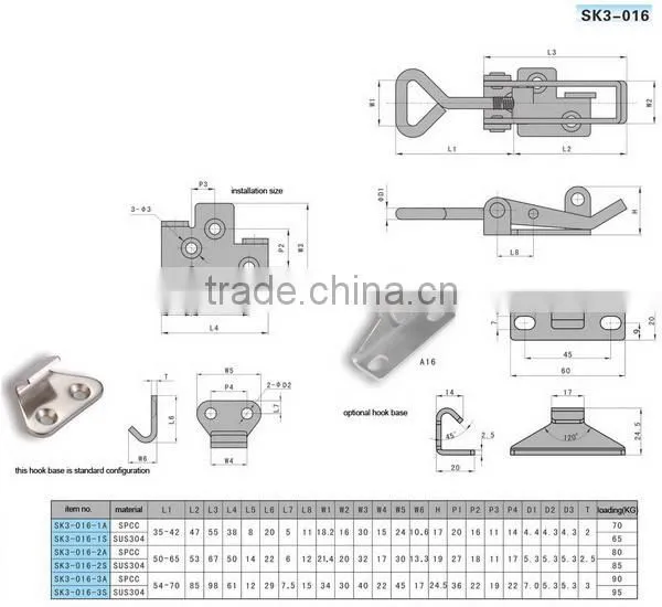 Common SK3-016 Toggle Link Clamp Latch