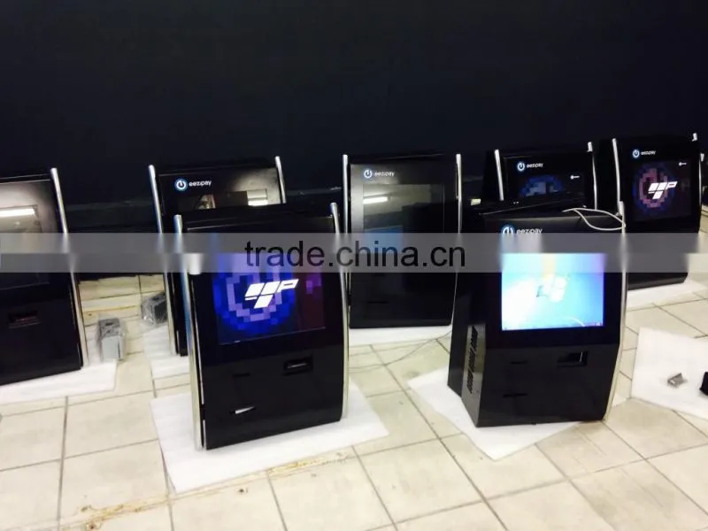 19-Inch Slim Touch Screen Information Wall Mounted Kiosk With Keyboard