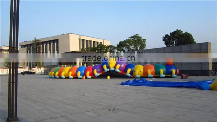 funny inflatable tunnel for sports game