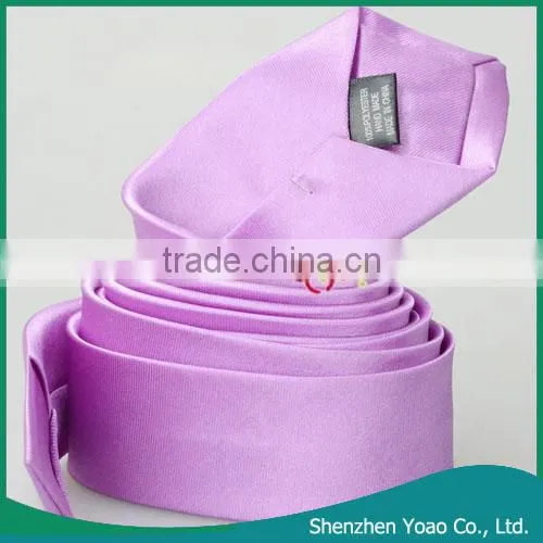 5 * 145cm Silk Neck Ties Light Purple