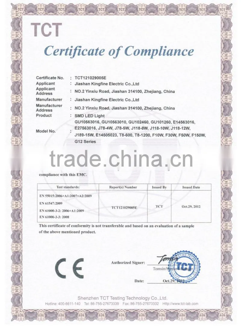 CE RoHS Round 6 5050SMD 1.2w LED G4 8mm LED Light