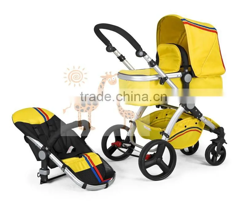 Aluminium Deluxe Baby Stroller Push Chair Baby traval En1888 Standard