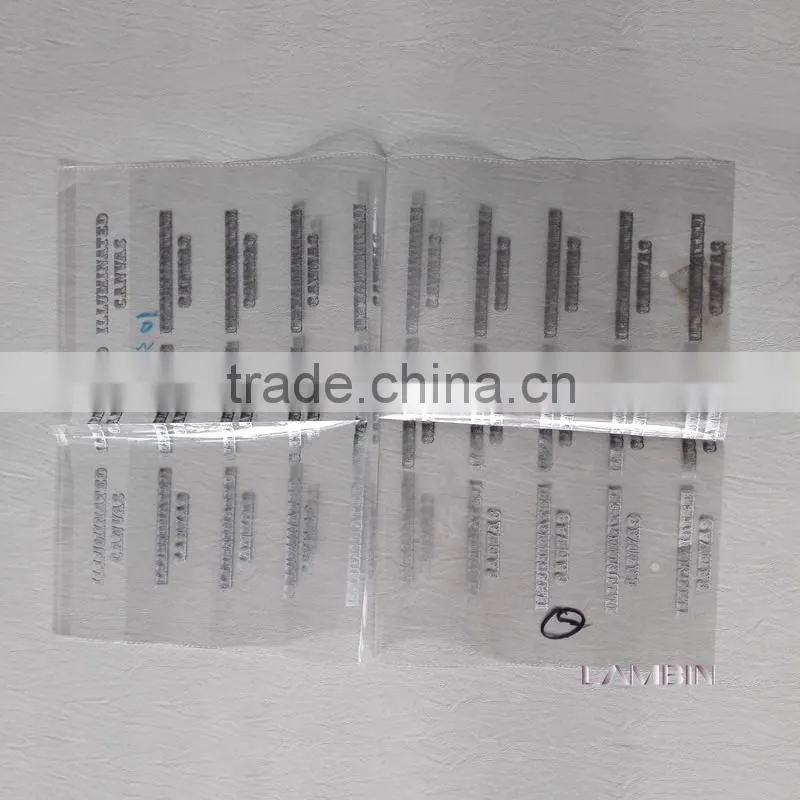 Silver printing packing Polybag for men's casual garments