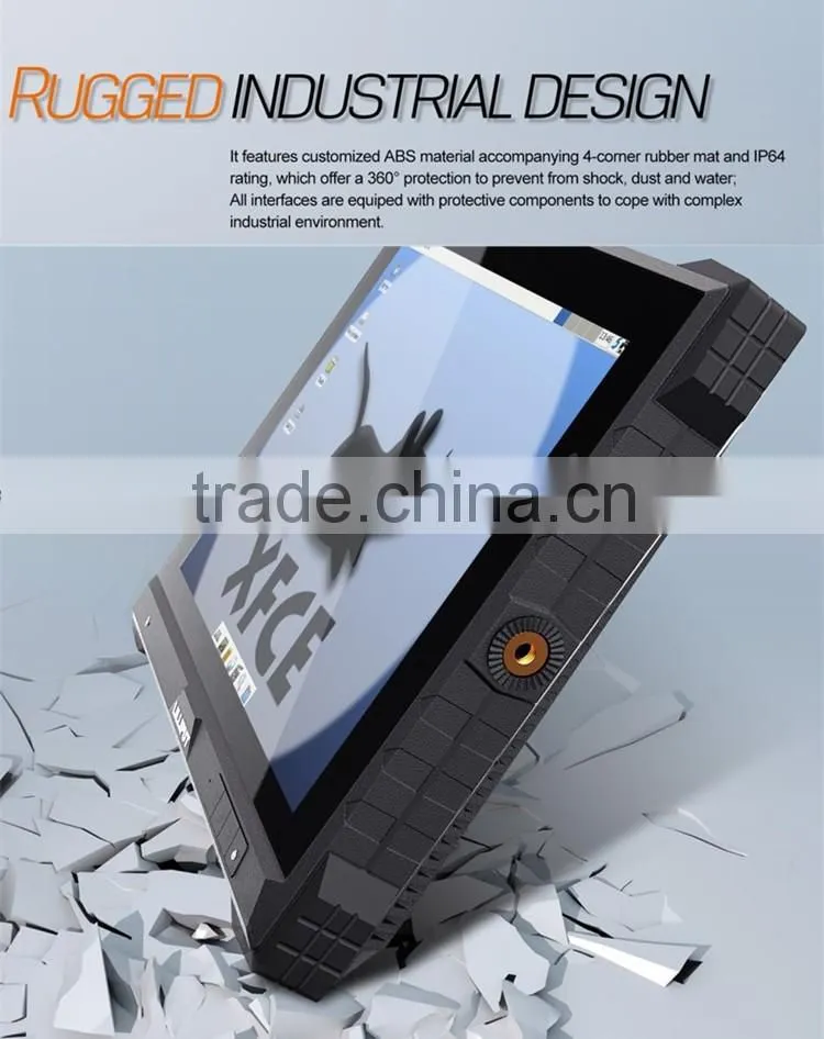 IP64 Lilliput 9.7 inch Android Based Vehicle Tracking System PC-9715