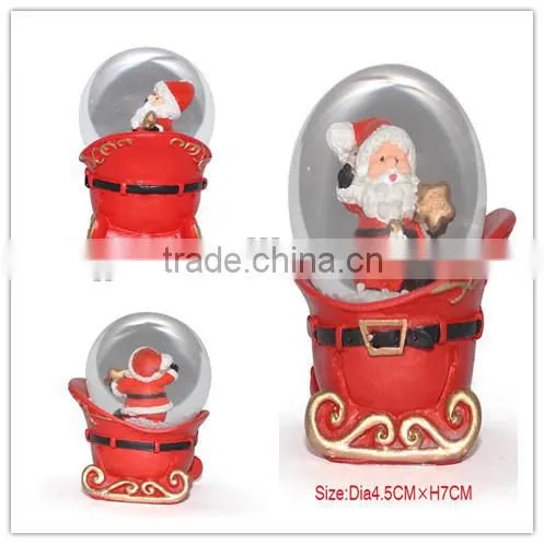 2015 Custom hotsale glass snow globe