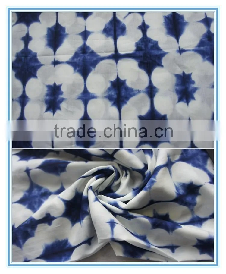 PRINTED tencel cotton plainwoven voile fabric fashionable dress pants skirts cloth