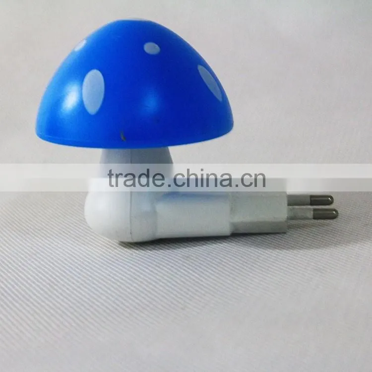 Full stock Battery powered ABS plastic mushroom led sensor night light