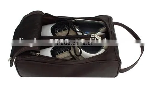 Genuine Leather Lightweight Shoe Cover 2014/Travel Shoe Bag