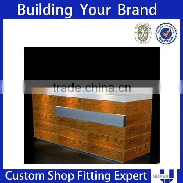 boutique portable promotion cashier counter table design