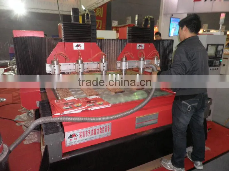 Servo Motor Driven Multi Spindles Woodworking CNC Router