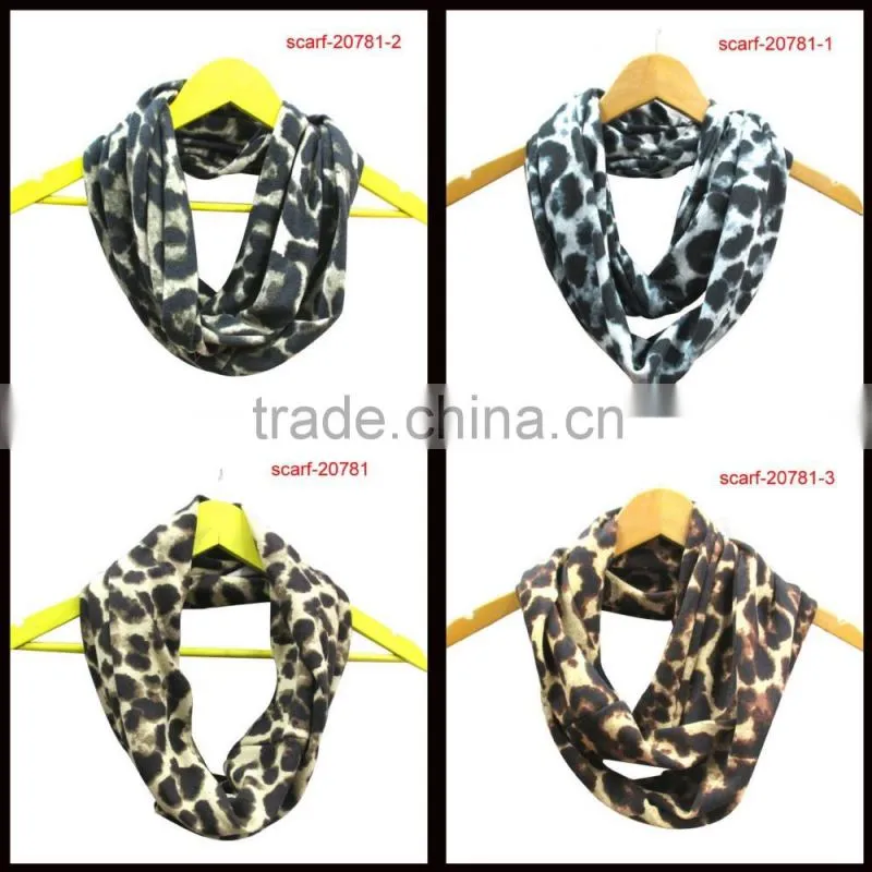 leopard print pashmina scarf