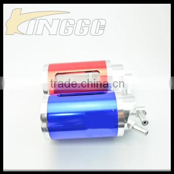 Auto Racing Oil Can Universal Round Aluminium Car Engine Oil Catch Tank