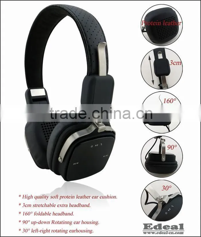 2015 Top sale Bluetooth,Noise Cancelling,Microphone Function and waterproof bluetooth Music headphones from BSCI manufacturer