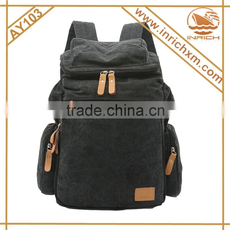 Wholesale Vintage Canvas Hiking Backpack,Rucksack