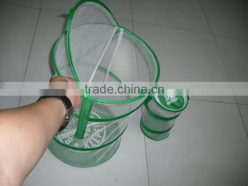Portable mesh mini bird cage