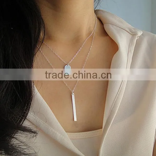 latest simple thin gold chain necklace designs