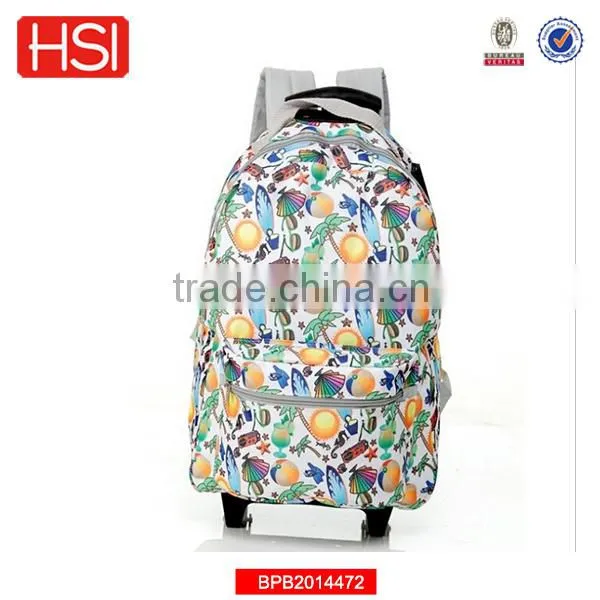 stationery items wholesale trolley school bags for teenagers
