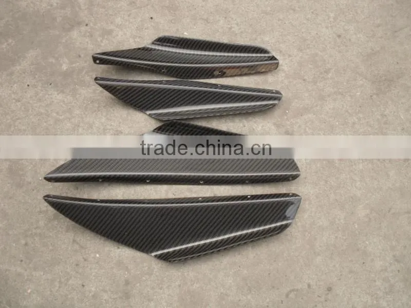 Impreza WRX/STI Version 8 OEM Carbon Fiber Front Bumper 4pcs Canard