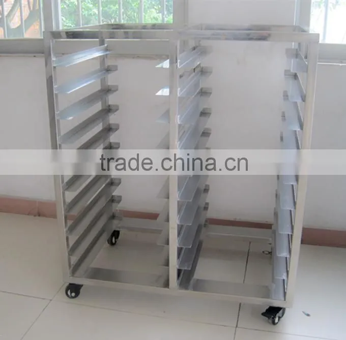 8 Trays 16 Pans Stainless Steel Food Trolley