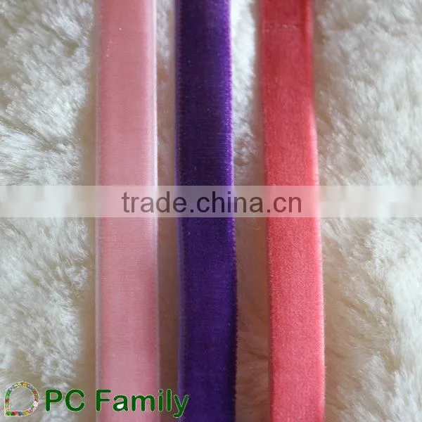Nice Single Sided silk Velvet Ribbon
