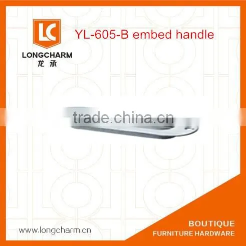 long rectangular hidden handle and knob SS door handle from Guangzhou hardware