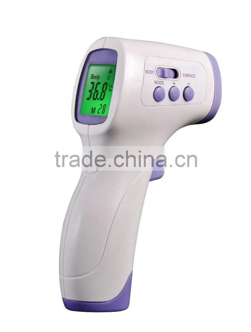 Non-contact forehead infrared thermometer with backlight ET-208