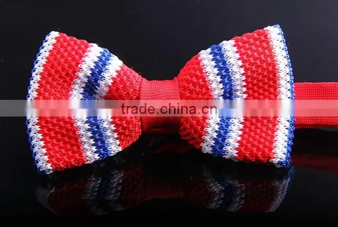 Customized Fashion Silk Knitted Bow Tie