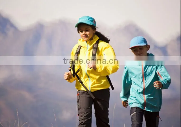 Boys & Girls Unisex outwear suntan-proof wear UV-protection wear breathable windbreaker red